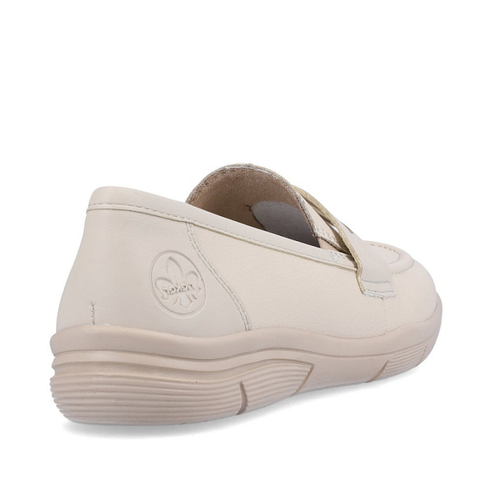 Женские лоферы RIEKER бежевые, артикул L7455-60