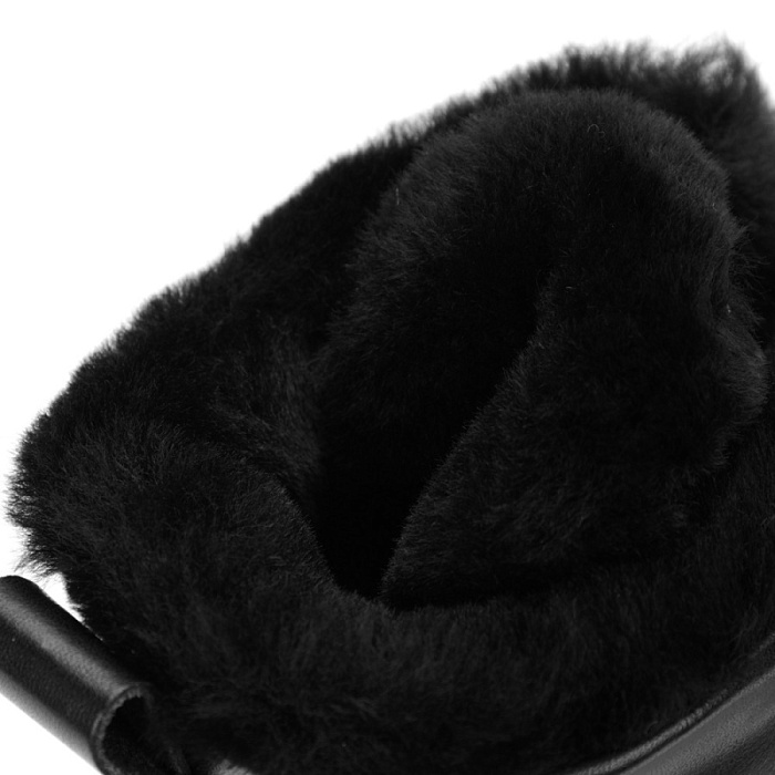 Женские ботинки basic FEDERICA RODARI черные, артикул 42E-A101-1A