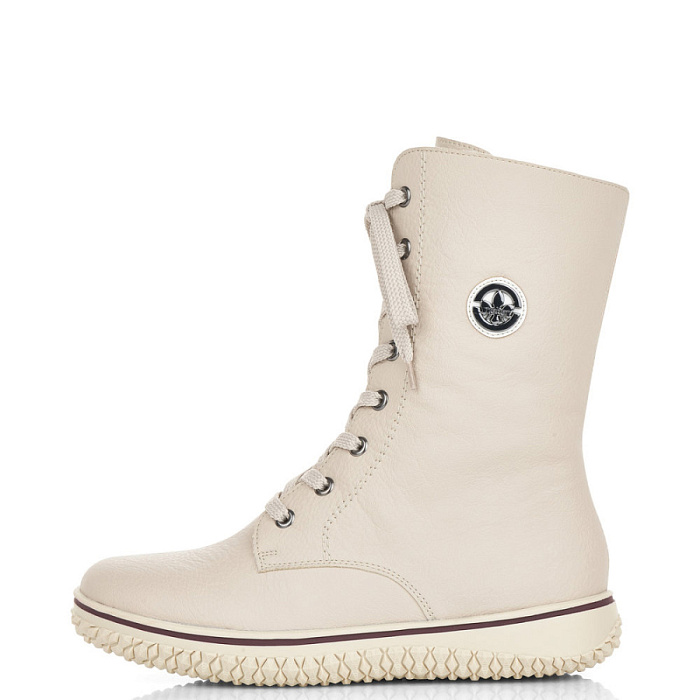 Женские ботинки RIEKER бежевые, артикул Z4248-60