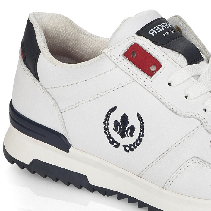 Мужские кроссовки RIEKER белые, артикул 16135-80