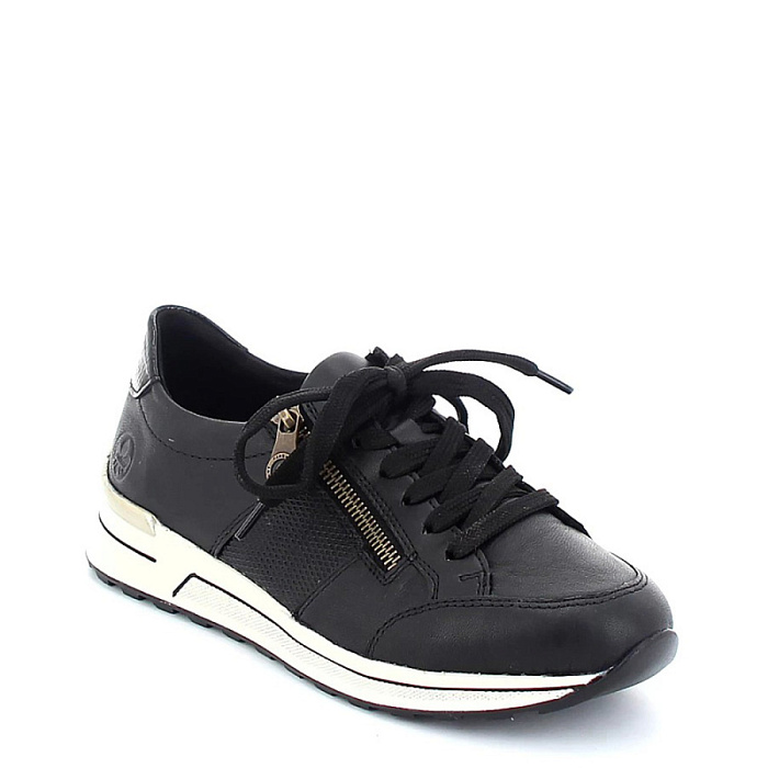 Женские кроссовки RIEKER черные, артикул N1406-01