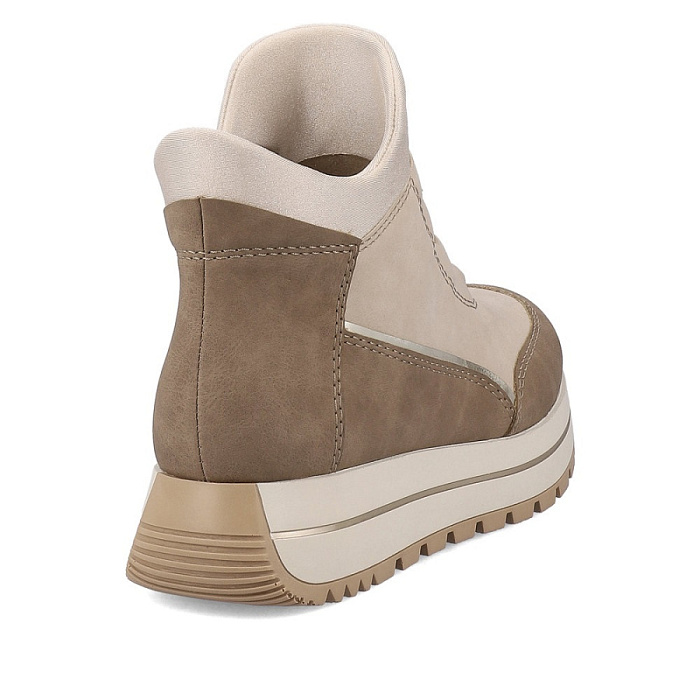 Женские ботинки basic RIEKER бежевые, артикул N4051-62