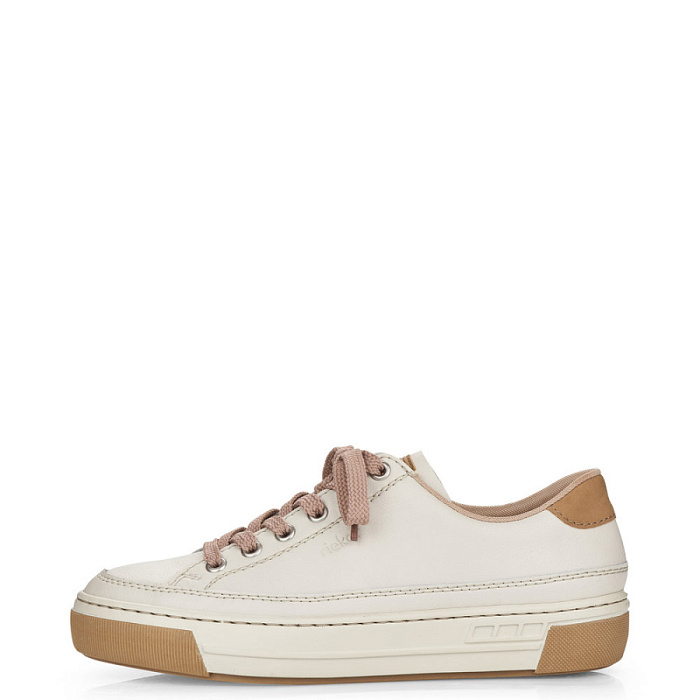 Женские кеды RIEKER бежевые, артикул L8847-81