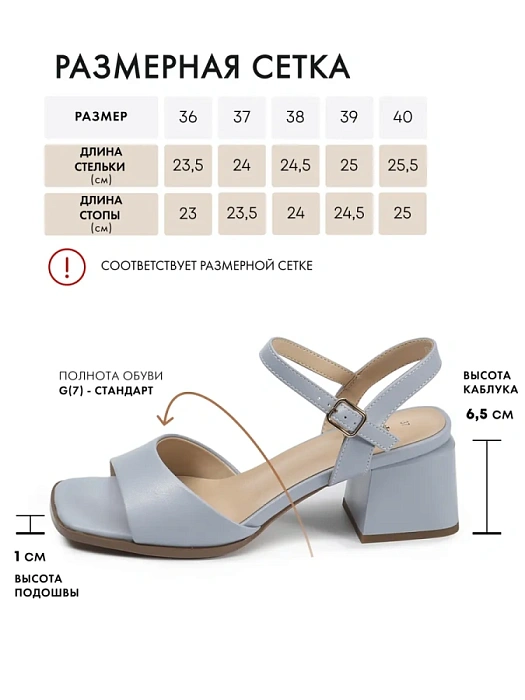 Женские босоножки  FEDERICA RODARI голубые, артикул 17E-H1042-CT1-1J