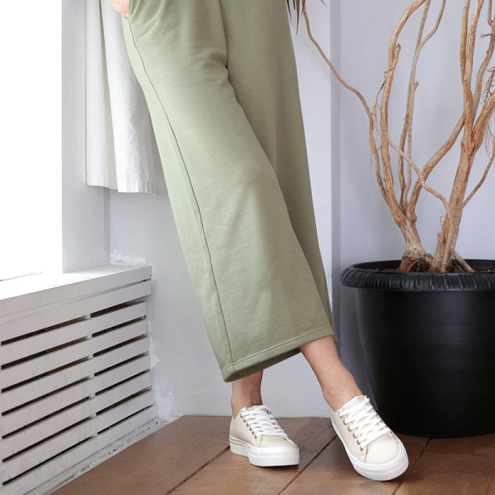 Женские кеды TAMARIS бежевые, артикул 1-1-23786-20-418