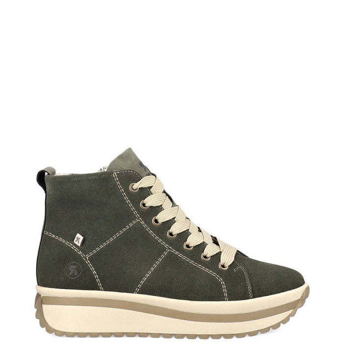Женские ботинки basic RIEKER зеленые, артикул W0960-54