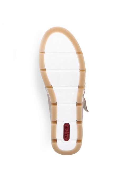 Женские сандалеты basic RIEKER бежевые, артикул 49958-61