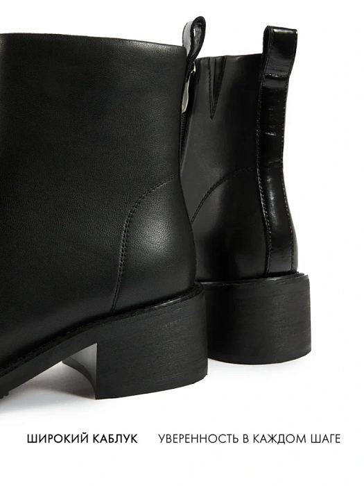 Женские ботинки FEDERICA RODARI черные, артикул 6AB987-A61R