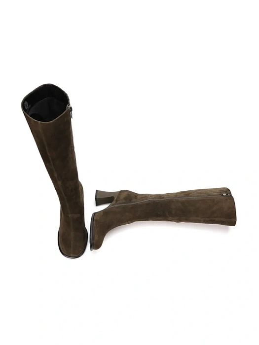 Женские сапоги basic FEDERICA RODARI зеленые, артикул 7E-3C592-828