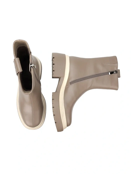 Женские ботинки basic FEDERICA RODARI серые, артикул 4E-1124-502