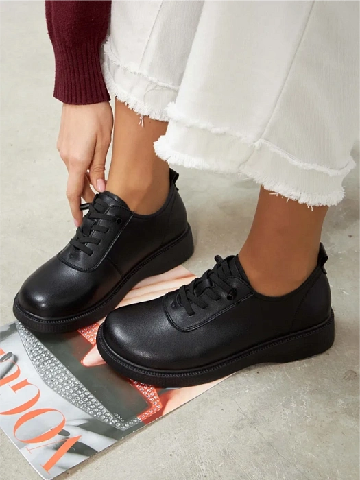 Женские туфли eObuv черные, артикул DY25030701A