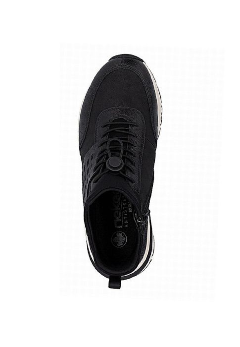 Женские кроссовки RIEKER черные, артикул M6664-00