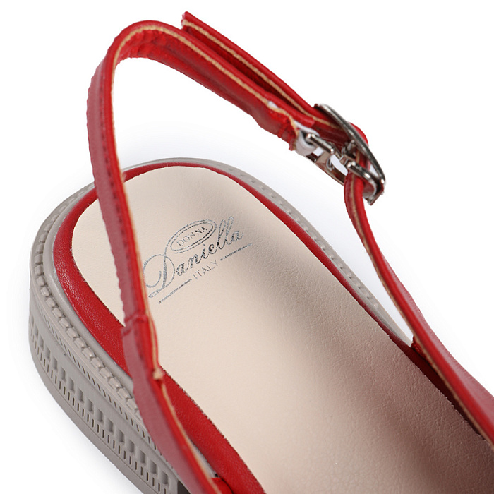 Женские босоножки  Donna Daniella  красные, артикул 41-BMA4-13-107