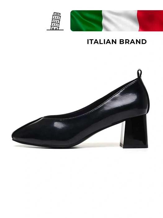 Женские туфли лодочки basic Donna Daniella  черные, артикул 42-TME27-54-501