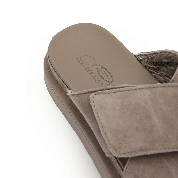 Женские сабо Donna Daniella  бежевые, артикул XXS25-HHLC2-008-1
