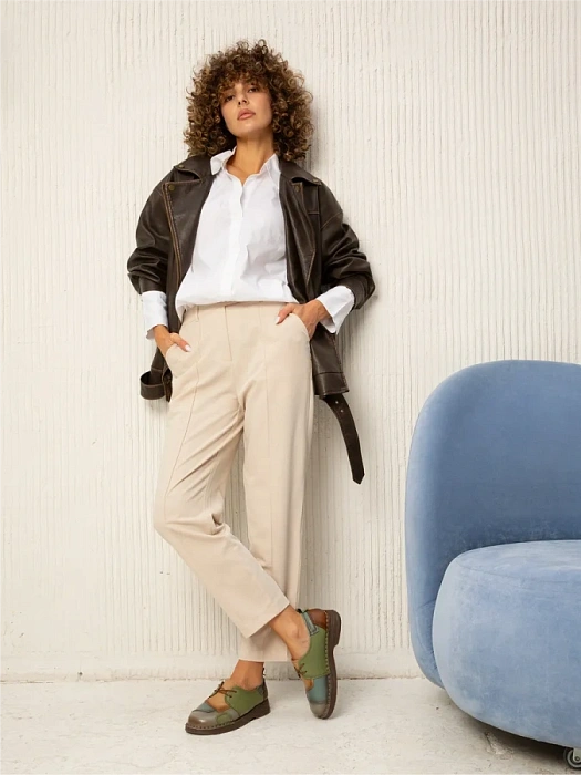 Женские туфли eObuv зеленые, артикул DA-W25-WLM3-HP23-1