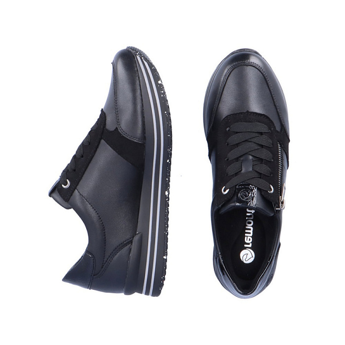 Женские кроссовки REMONTE черные, артикул D1316-02