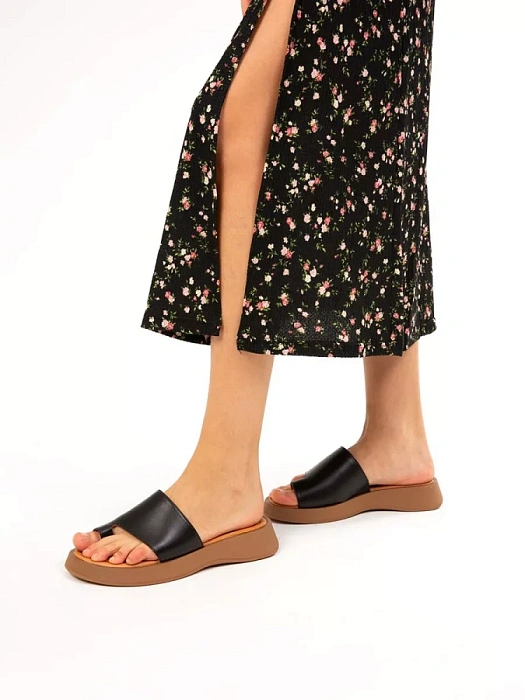 Женские сабо eObuv черные, артикул EO-G-121-24-1