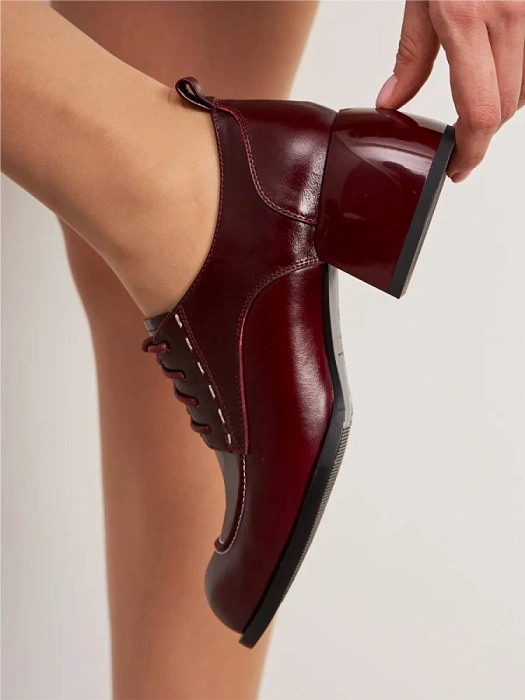 Женские туфли SOFIA-ALEXANDRA бордовые, артикул 4E-5594-901-25W