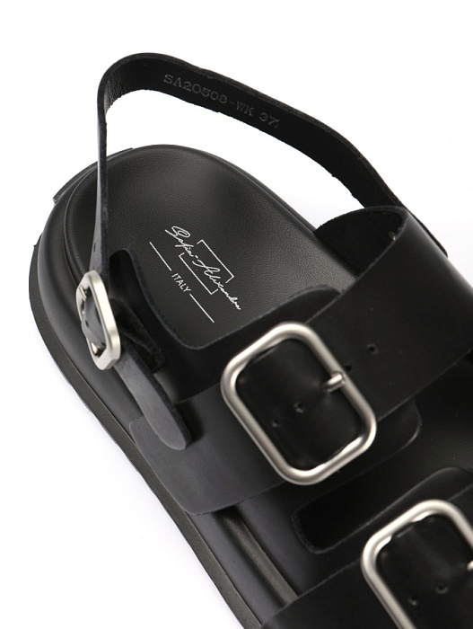 Женские сандалии SOFIA-ALEXANDRA черные, артикул SA20508-WK