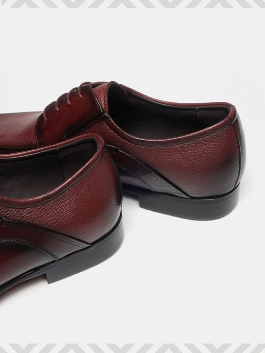 Мужские туфли BRUNO RENZONI  бордовые, артикул YS260AB-H28C-NP