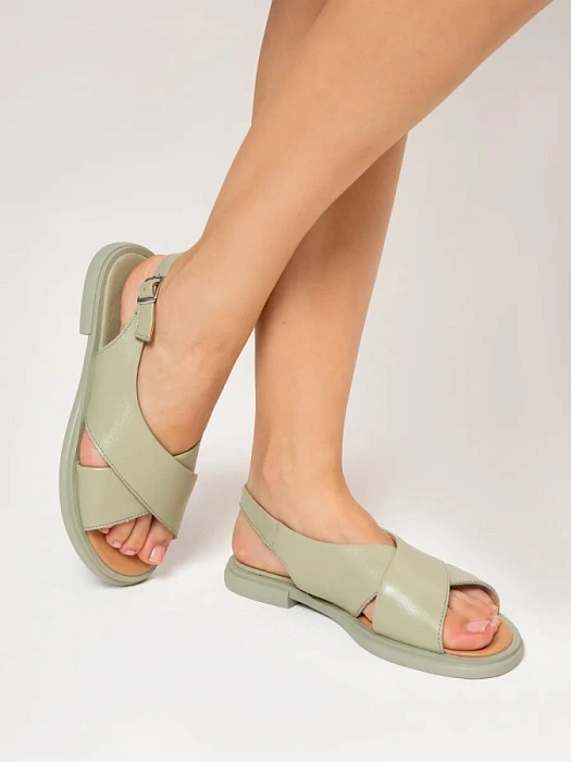 Женские сандалии SOFIA-ALEXANDRA зеленые, артикул SA20551-WL