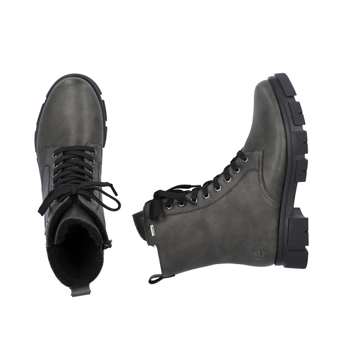 Женские берцы RIEKER зеленые, артикул Y7102-52