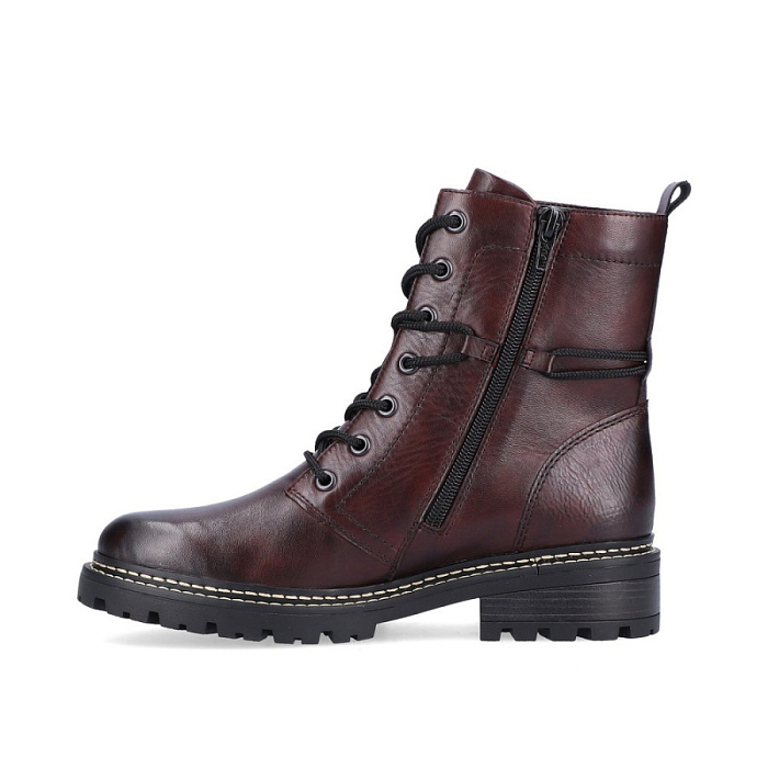 Женские ботинки basic REMONTE бордовые, артикул D0B75-35