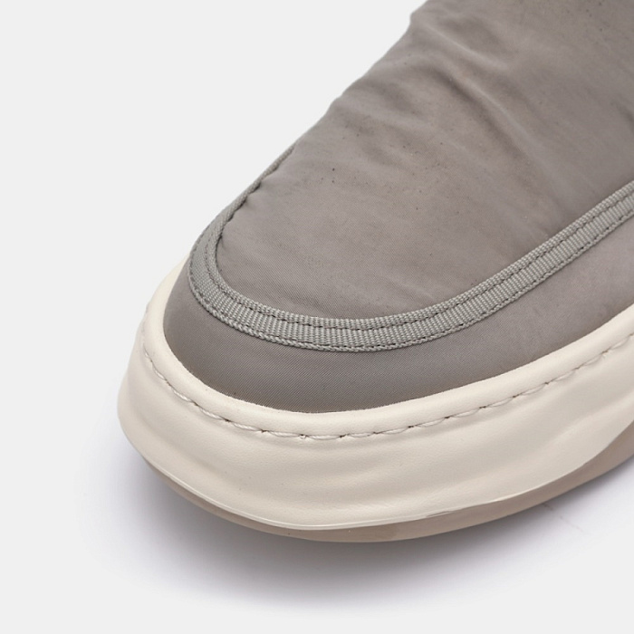 Мужские слипоны BRUNO RENZONI  серые, артикул BR16764-MT