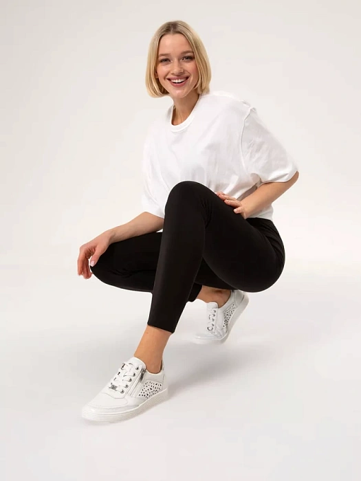 Женские кеды CAPRICE белые, артикул 9-23552-42-197