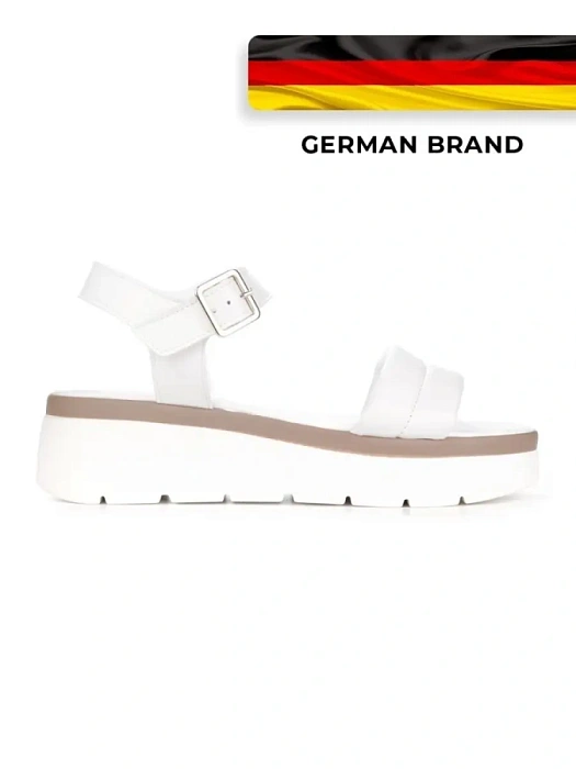 Женские босоножки  MARCO TOZZI белые, артикул 2-2-28780-20-100