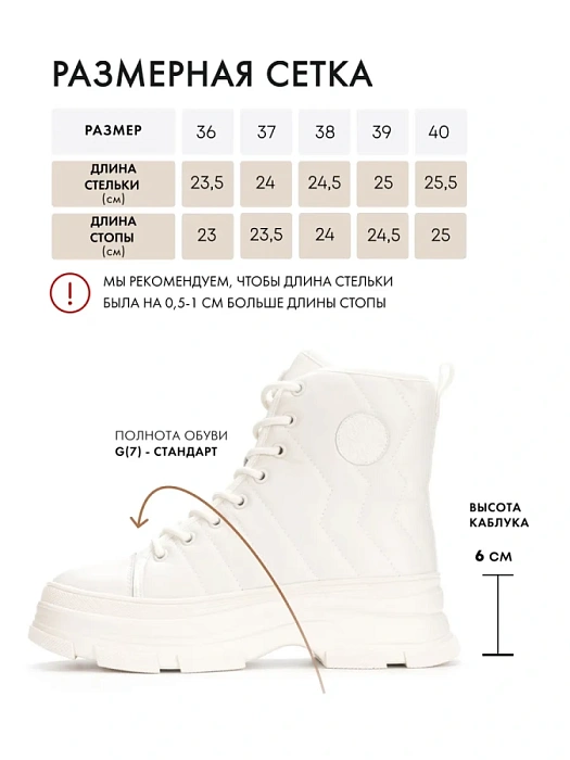 Женские ботинки basic FEDERICA RODARI белые, артикул 42E-375-46B