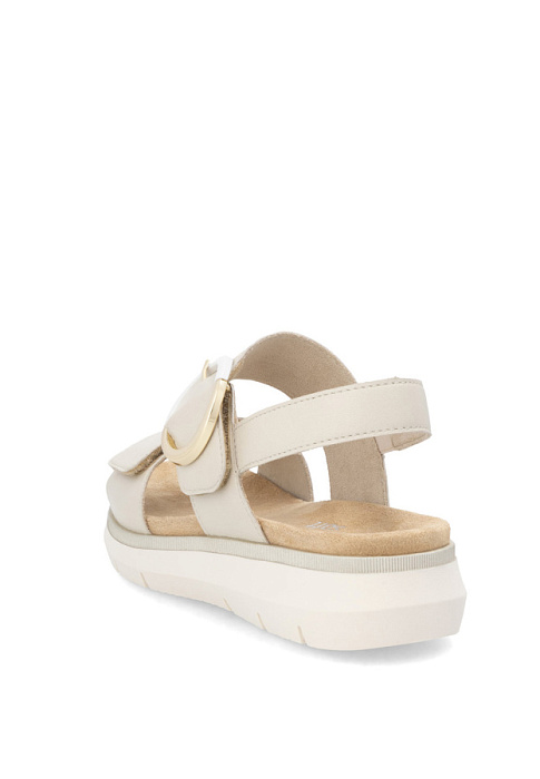 Женские сандалии REMONTE бежевые, артикул D2K50-80