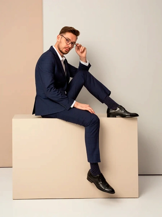 Мужские туфли basic BRUNO RENZONI  черные, артикул 5240A-758B