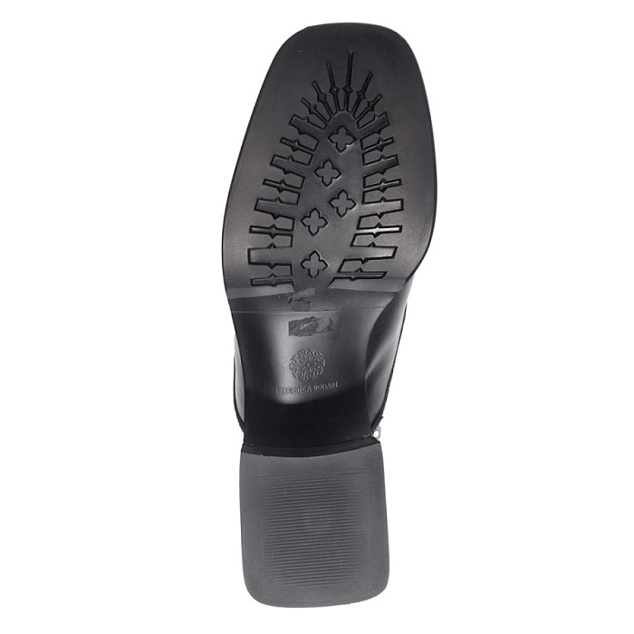 Женские туфли basic FEDERICA RODARI черные, артикул 22EOB-S45A-91-1S