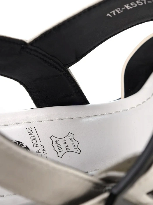 Женские босоножки  FEDERICA RODARI белые, артикул 17E-K557-A98-461A