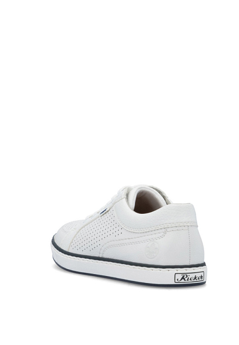 Мужские кеды RIEKER белые, артикул 19603-80