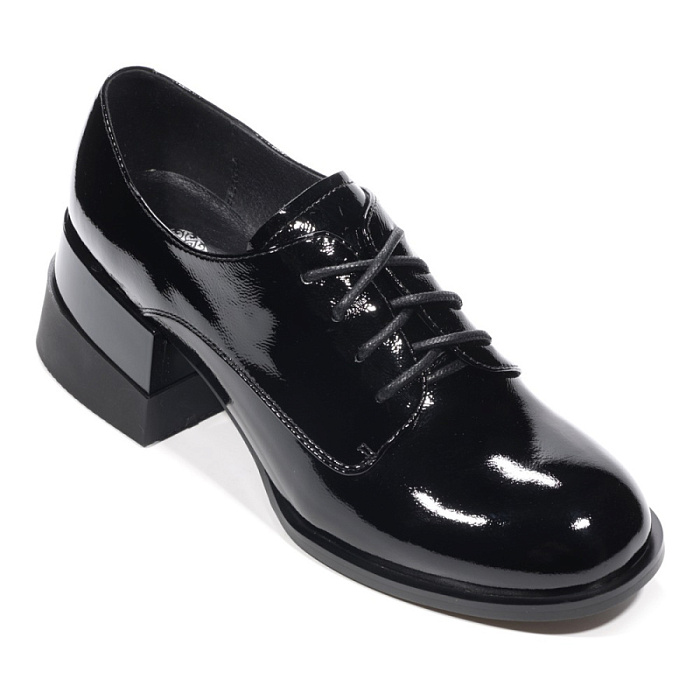Женские туфли basic FEDERICA RODARI черные, артикул 22EOB-S54A-11-1S