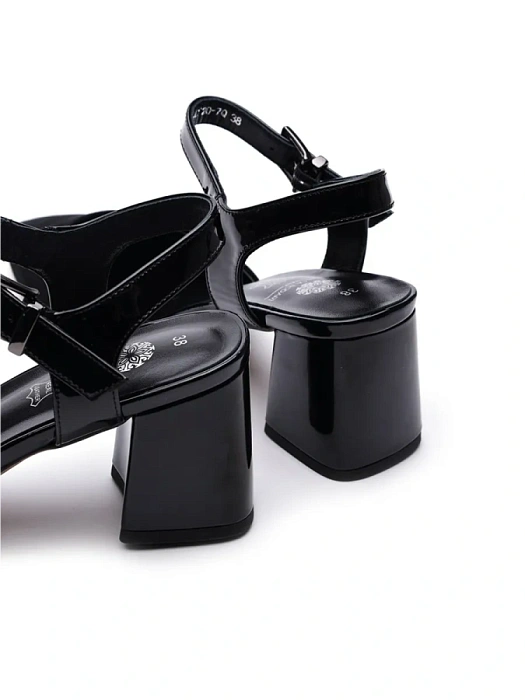 Женские туфли откр. basic FEDERICA RODARI черные, артикул 17E-ZH320-CT20-7Q