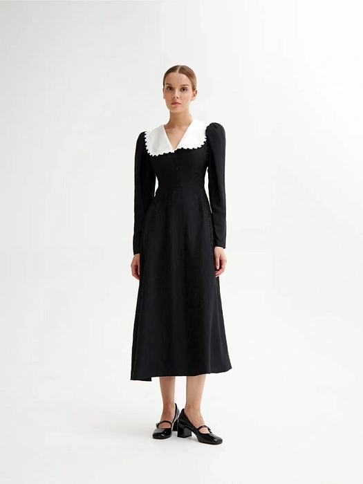 Женские мери джейн SOFIA-ALEXANDRA черные, артикул 38E-HF1075-A