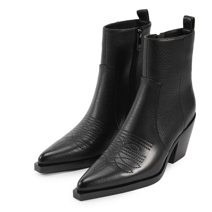 Женские казаки SOFIA-ALEXANDRA черные, артикул 38E-HF873-A