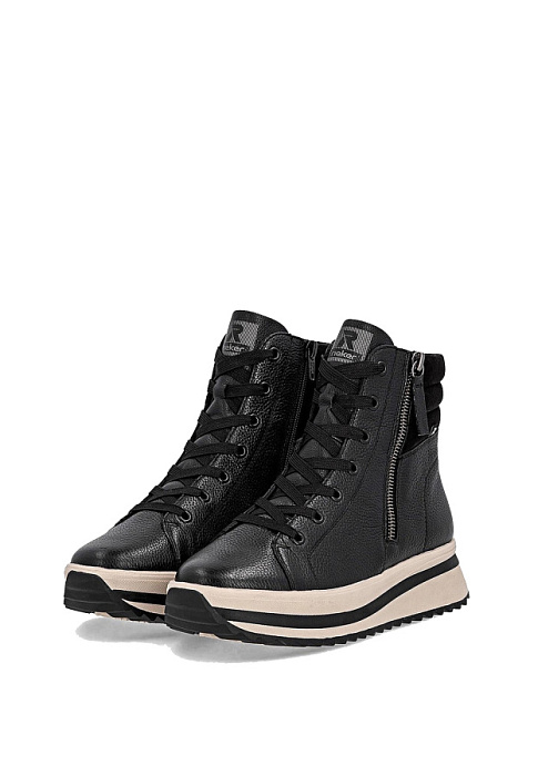 Женские ботинки RIEKER черные, артикул W3870-00
