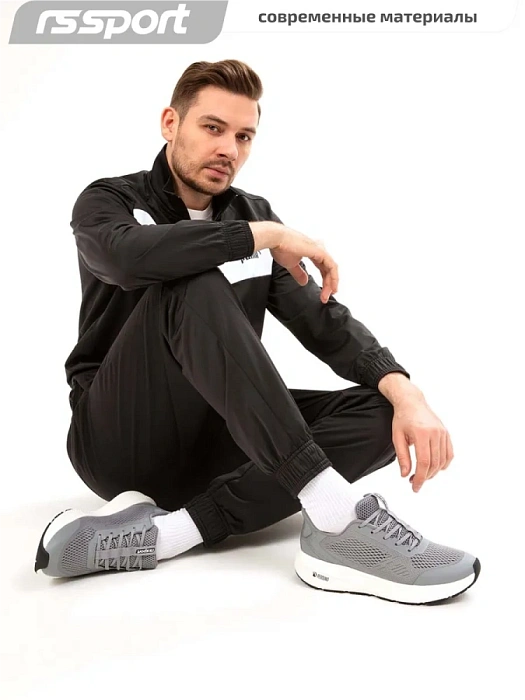 Мужские кроссовки RS SPORT серые, артикул LUIS_GREY