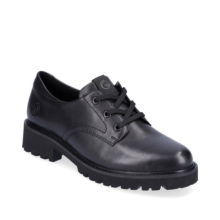 Женские дерби REMONTE черные, артикул D8601-01