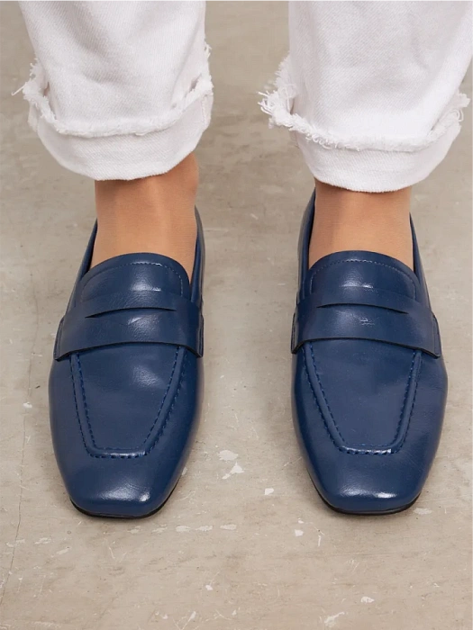 Женские туфли FEDERICA RODARI синие, артикул 4E-5136-202A-25W