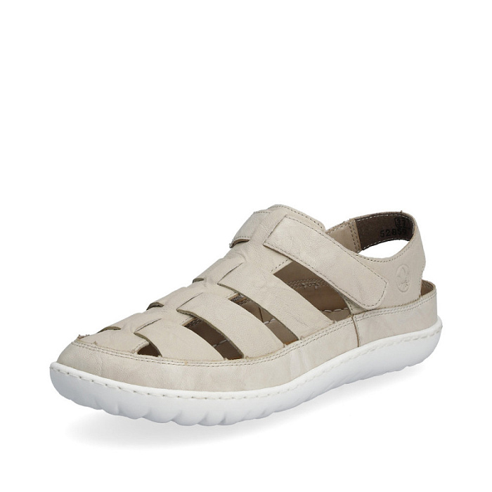 Женские сандалеты basic RIEKER бежевые, артикул 52859-60