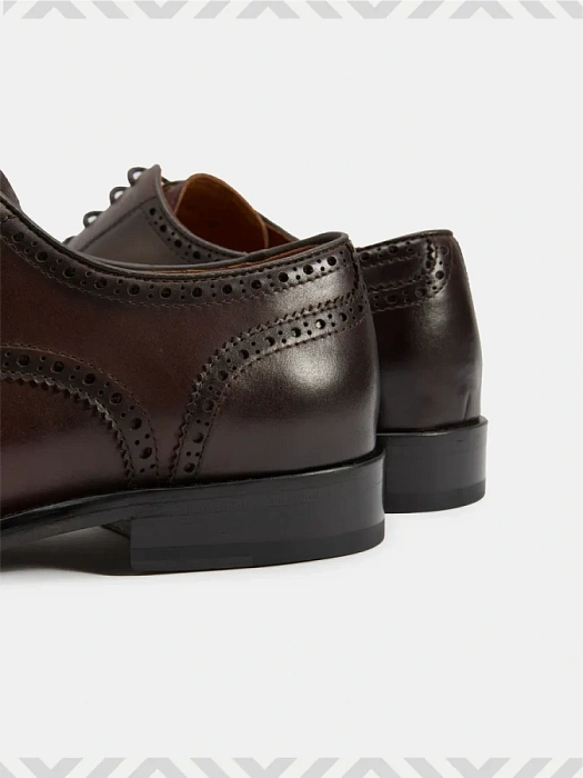 Мужские туфли BRUNO RENZONI  коричневые, артикул 3396D-5-N399P