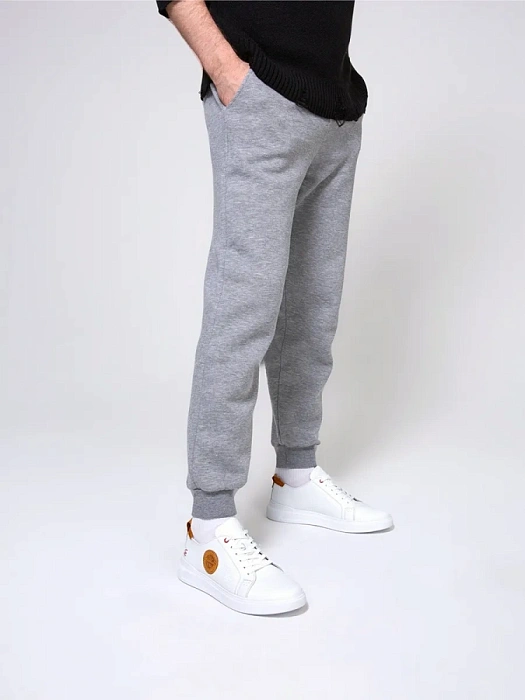 Мужские кеды BRUNO RENZONI  белые, артикул 028.437-10