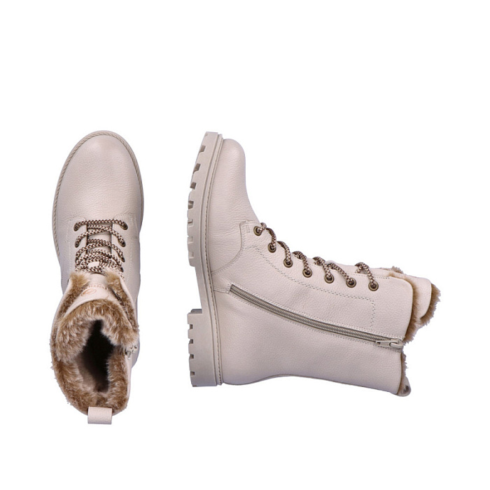 Женские берцы REMONTE бежевые, артикул D8476-60