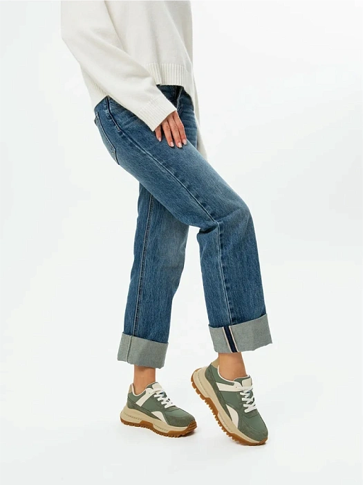 Женские кроссовки STROBBS хаки, артикул F7534-19